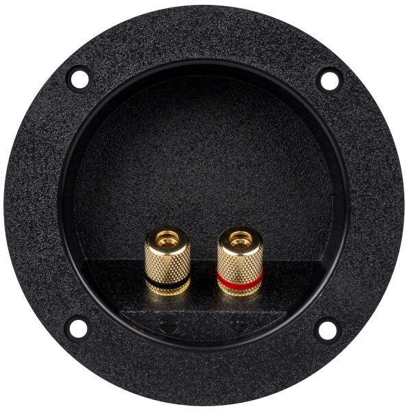 Main product image for Gold Banana 5-Way Recessed Speaker Terminal Round 260-311